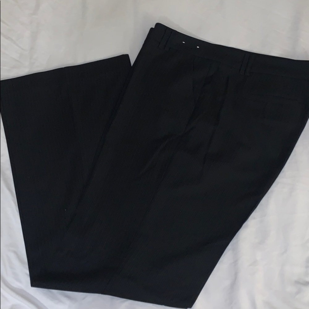 New York & company stretch pinstripe dress pants
